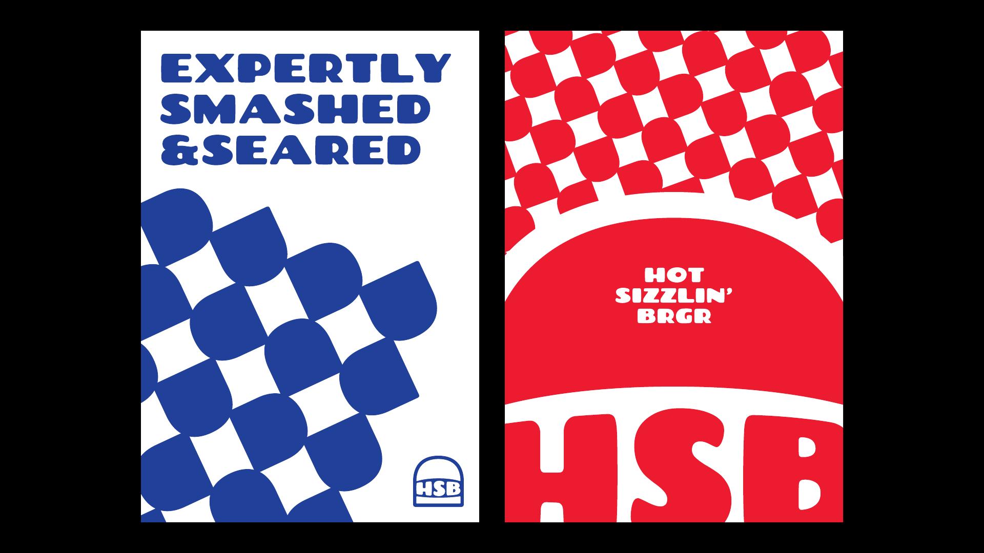 Halal Smash BRGR poster applications designed by Maged Abdelsalam